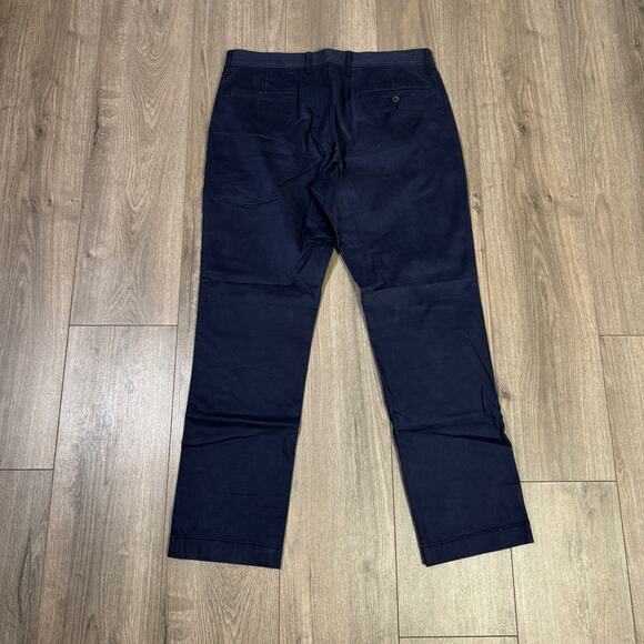 J.Crew 770 Straight-Fit Core Stretch Chino Pants Mens W32 L30 Blue AR886 Twill - Picture 7 of 9